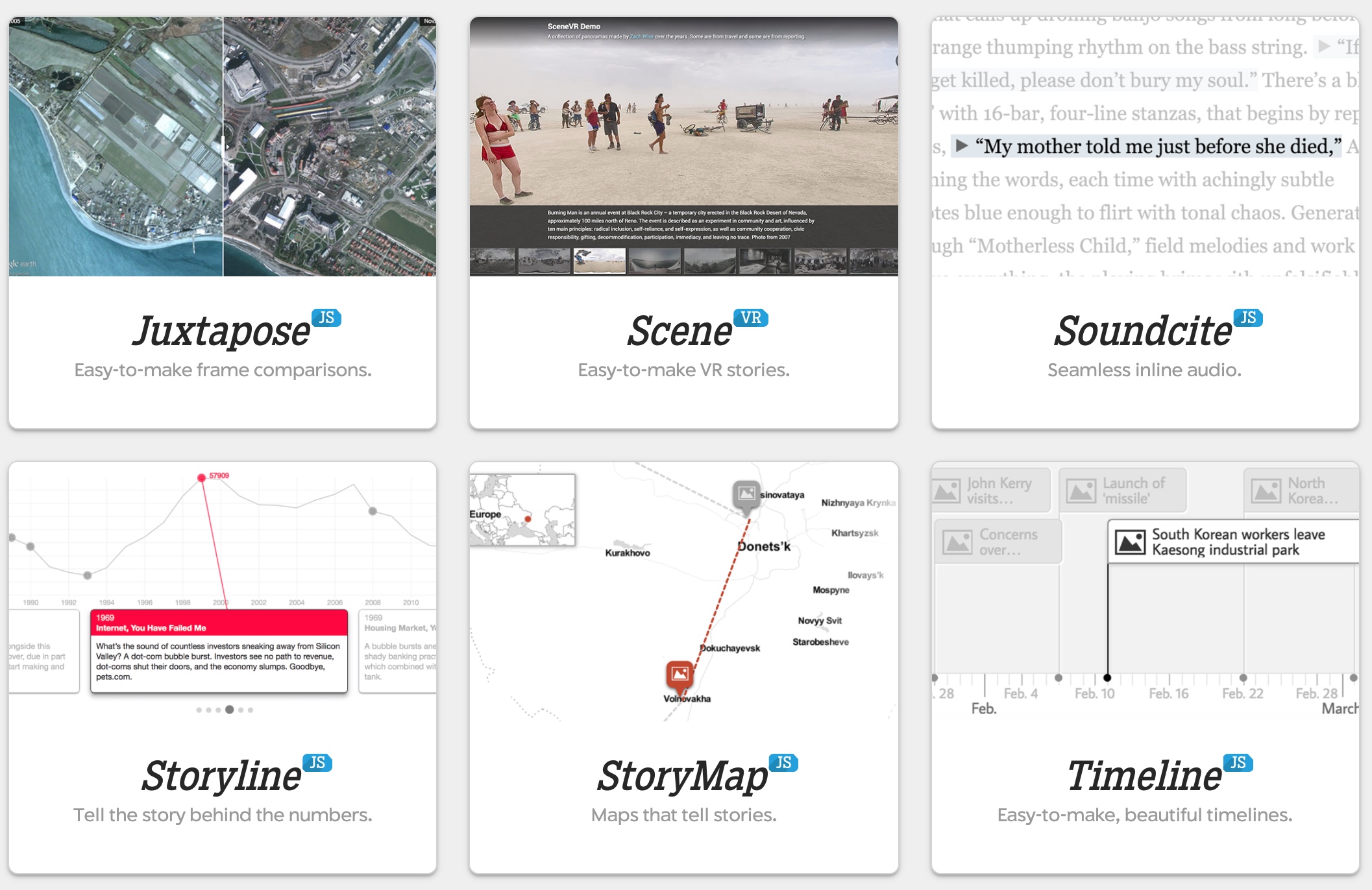 Knight Lab's suite of digital tools