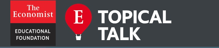 The Economist topical talk logo