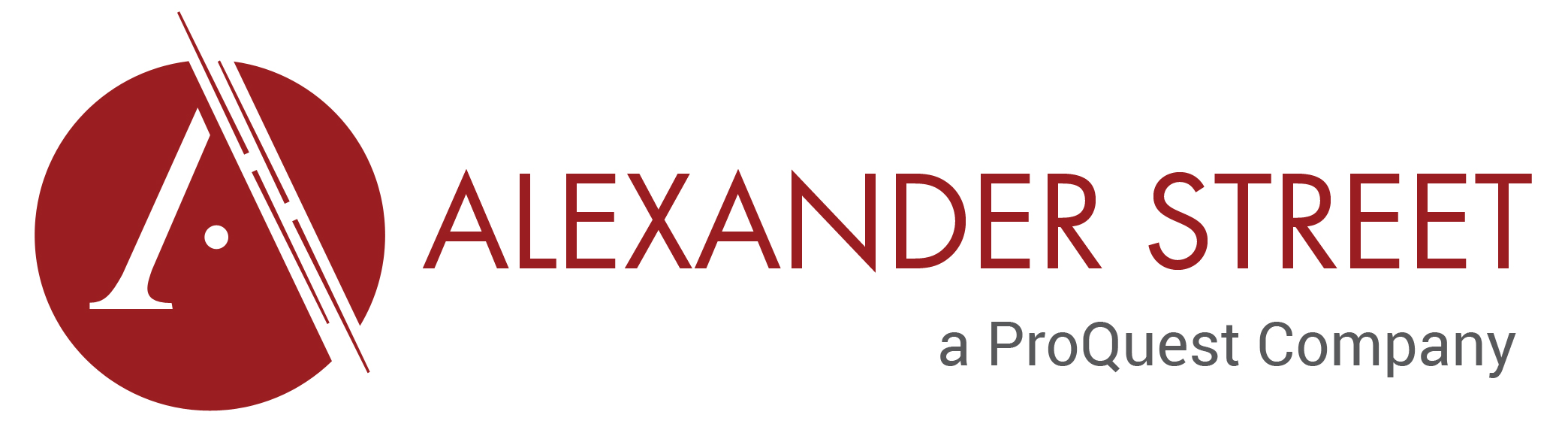 Alexander Street academic video online logo