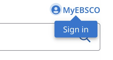 MyEBSCO icon
