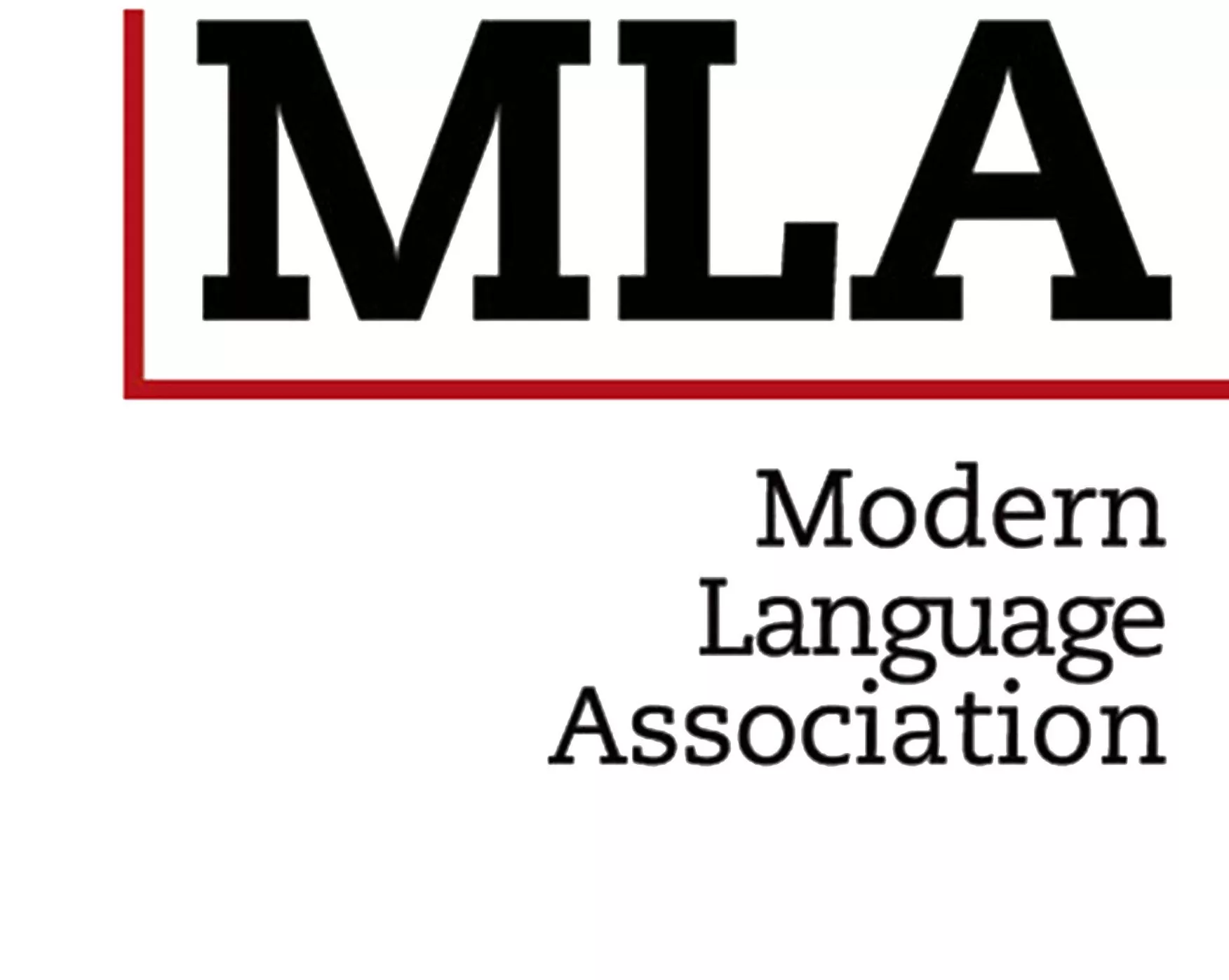 logo for the modern language association, or MLA